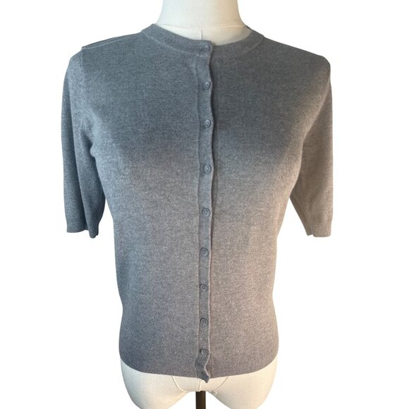 Zara Sweaters - 2/$30 ZARA Grey Small Cardigan Sweater Small Viscose Blend Short Sleeve